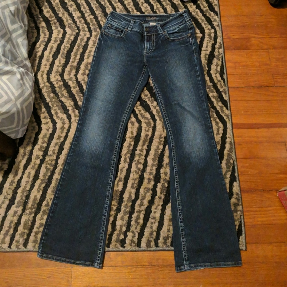 Silver jeans